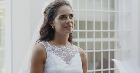 Bridal Elegance and Happiness at Wedding Ceremony