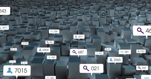 Abstract Social Media Data Analytics Conceptual Design - Download Free Stock Images Pikwizard.com