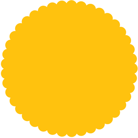 transparent yellow scalloped badge with copy space - Download Free Stock Videos Pikwizard.com