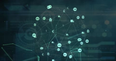 Global Digital Network and Data Processing Technology Concept - Download Free Stock Images Pikwizard.com