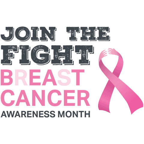 Join the Fight Breast Cancer Awareness Transparent Design - Download Free Stock Videos Pikwizard.com