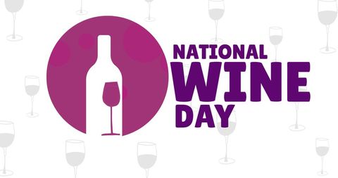 National Wine Day Celebration Poster Design - Download Free Stock Images Pikwizard.com