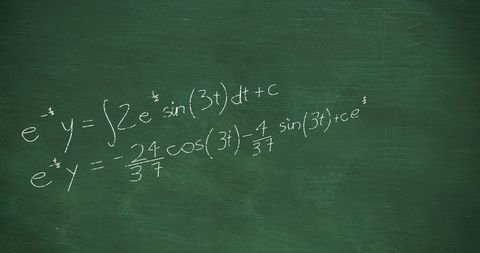 Math Equations on Chalkboard with Complex Integrals - Download Free Stock Images Pikwizard.com
