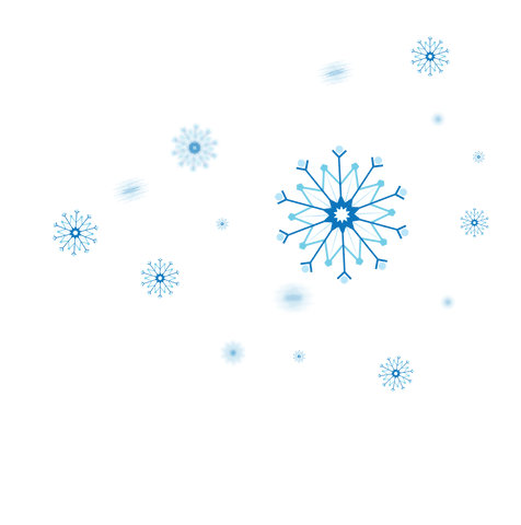 Blue Snowflakes Pattern Isolated on Transparent Background - Download Free Stock Videos Pikwizard.com