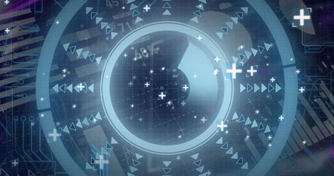 Futuristic Digital Interface with Data and Secure Connections - Download Free Stock Images Pikwizard.com