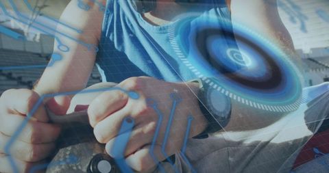 Adaptive sportsman tracking performance with digital interface