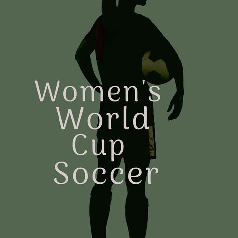 silhouette of female soccer player with ball highlights women's world cup - Download Free Stock Templates Pikwizard.com