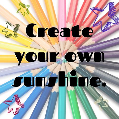 colorful pencils motivational poster with creative message - Download Free Stock Templates Pikwizard.com