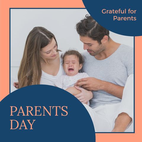 parenthood appreciation on parents day - Download Free Stock Templates Pikwizard.com