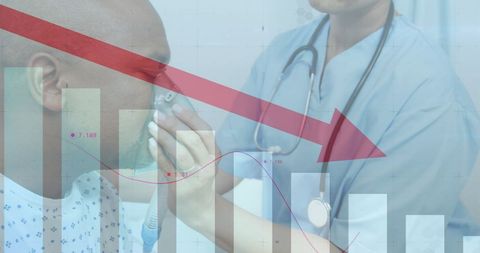 Diverse Healthcare Professionals Analyzing Financial Trends