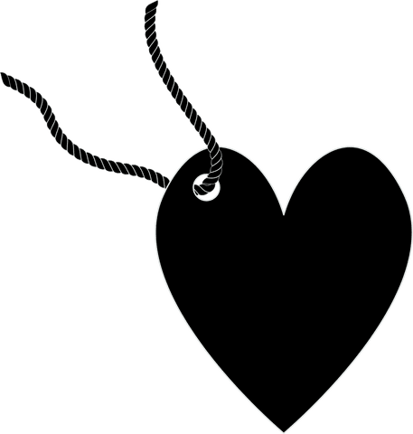 transparent heart shaped tag icon on string for labels and communication - Download Free Stock Videos Pikwizard.com