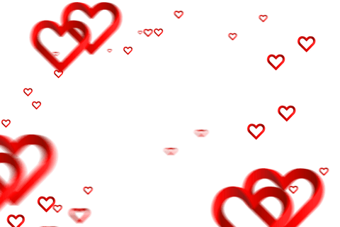 Floating Red Hearts on Transparent Background Love Pattern Vector - Download Free Stock Videos Pikwizard.com