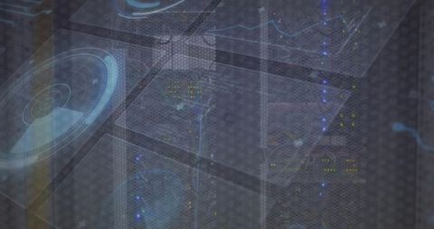 Data Center Servers with Holographic Analytics Interface