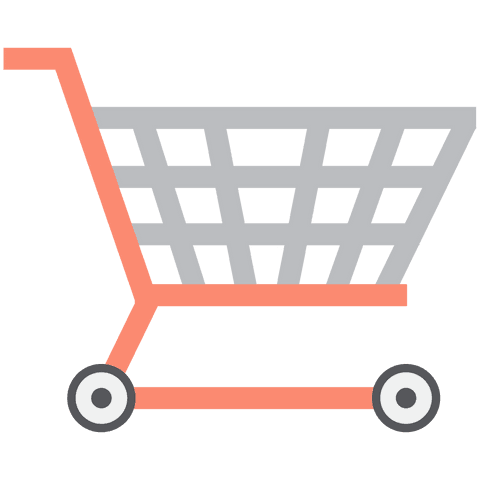 red and gray shopping cart icon on transparent background - Download Free Stock Videos Pikwizard.com
