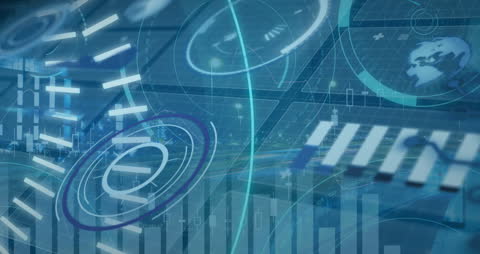 Futuristic 5G World Digital Interface Concept