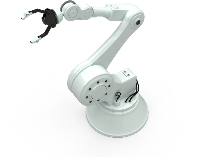 Transparent White Industrial Robot Arm Concepts for Technology and Industry - Download Free Stock Videos Pikwizard.com