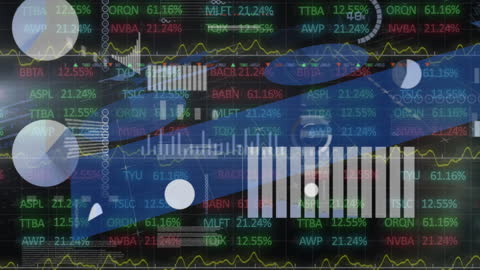 Dynamic Animation Representing Financial Data Analysis