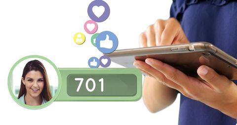 Social media engagement through tablet interaction