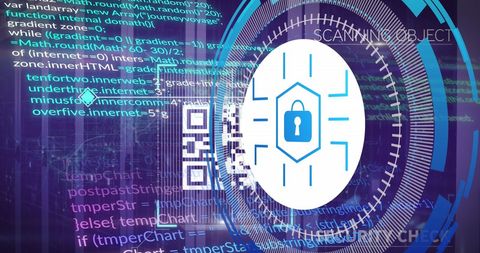 Cybersecurity and Data Processing with Integrated Technology - Download Free Stock Images Pikwizard.com