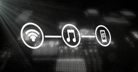 Futuristic Technology Communication Network Concept - Download Free Stock Images Pikwizard.com
