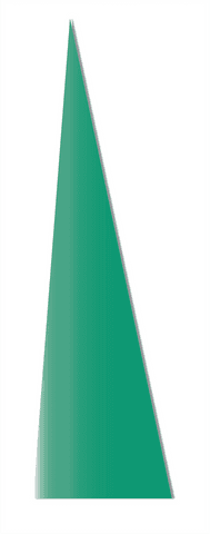 green transparent triangle on white background vector illustration - Download Free Stock Videos Pikwizard.com