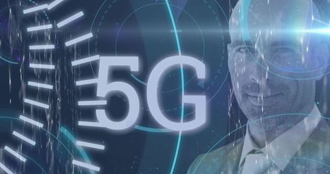 5G Technology with Digital Connectivity and Business Insight - Download Free Stock Images Pikwizard.com
