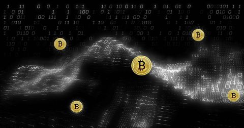 Bitcoin Cryptocurrency Digital Network Concept - Download Free Stock Images Pikwizard.com