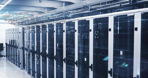 Futuristic Data Center with Modular Server Racks - Download Free Stock Images Pikwizard.com
