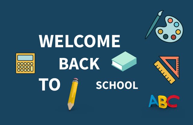 Perfect for welcoming students and educators to the new academic year. Ideal for educational blogs, classroom decorations, school announcements, and social media posts to celebrate the excitement of beginning a new term.