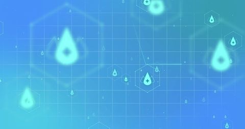 Futuristic Medical Data Cluster on Digital Grid Background - Download Free Stock Images Pikwizard.com
