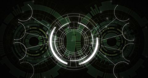 Futuristic Digital Interface with Network Connections Overlay - Download Free Stock Images Pikwizard.com