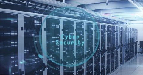 Advanced data center with cybersecurity overlay monitoring