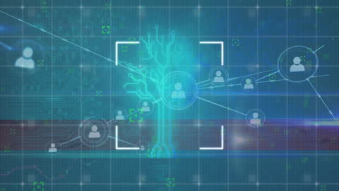 Digital Circuit Tree Symbolizing Advanced AI Networking