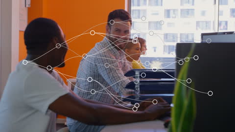 Network Connections Overlay in Multicultural Office Environment