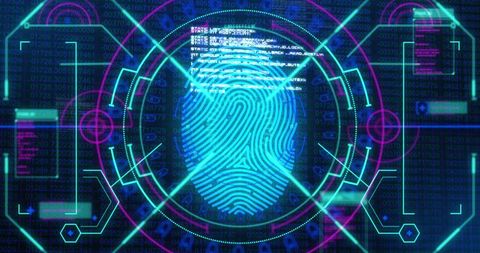 Digital Fingerprint Scanning and Identity Verification - Download Free Stock Images Pikwizard.com
