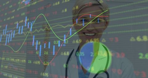 female doctor analyzing financial health trends - Download Free Stock Images Pikwizard.com