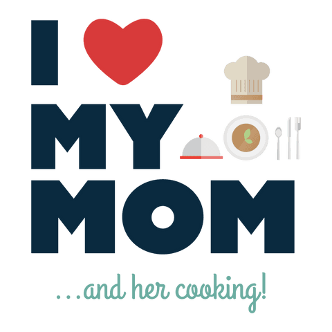 i love my mom and her cooking transparent design illustration - Download Free Stock Videos Pikwizard.com