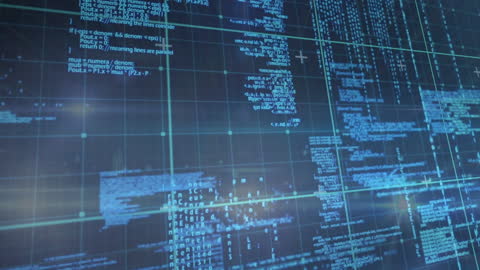 Digital Data Processing with Animated Global Connections