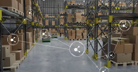 Digital network automation in a modern warehouse environment