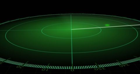 Digital Radar Screen with Moving Targets - Download Free Stock Images Pikwizard.com