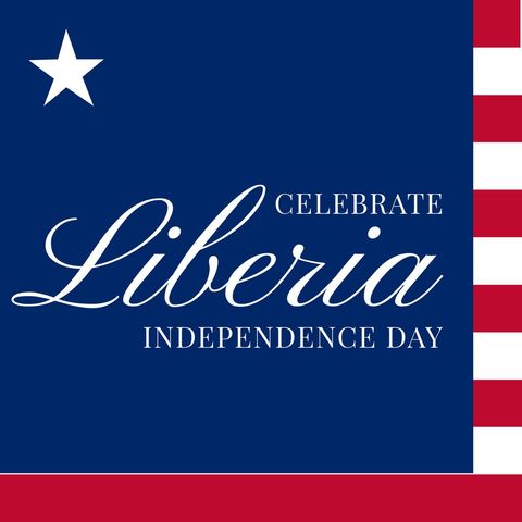 Liberia Independence Day Celebration Banner with Flag Elements - Download Free Stock Templates Pikwizard.com