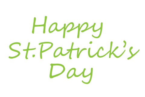 Happy St. Patrick's Day Transparent PNG Text Design - Download Free Stock Videos Pikwizard.com