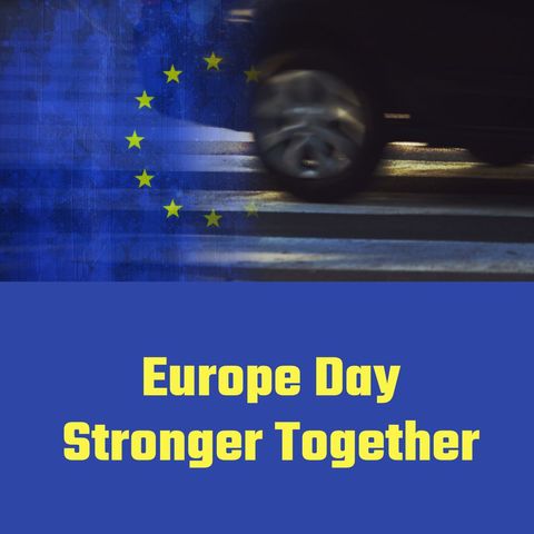 celebrating europe day with unity and strength - Download Free Stock Templates Pikwizard.com