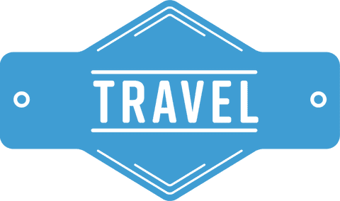 Blue Travel Tag with Transparent Background Design - Download Free Stock Videos Pikwizard.com