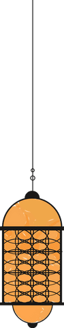 glowing pendant light in geometric metal shade with transparent background - Download Free Stock Videos Pikwizard.com