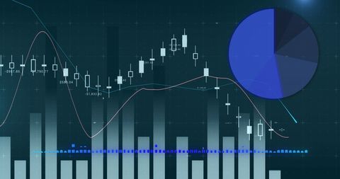 Digital Visualization of Financial and Statistical Data - Download Free Stock Images Pikwizard.com