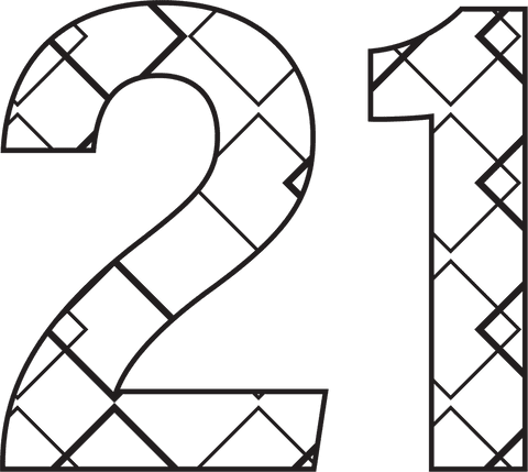 stylish geometric pattern number 21 on transparent background - Download Free Stock Videos Pikwizard.com