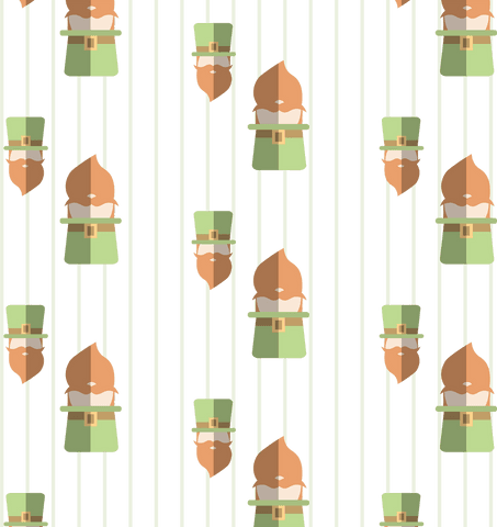 Leprechaun Faces Seamless Pattern on Transparent Background - Download Free Stock Videos Pikwizard.com