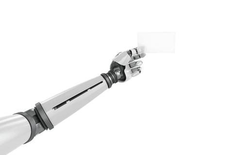 Transparent Robotic Arm with Digital Placard - Download Free Stock Videos Pikwizard.com