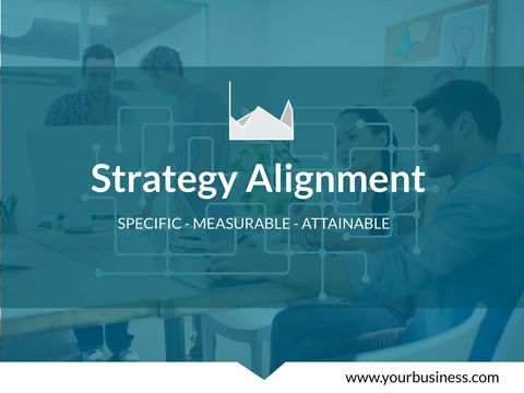 business team focused on strategy alignment for success - Download Free Stock Templates Pikwizard.com
